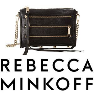Rebecca Minkoff 5-Zip Shoulder/Crossbody Bag